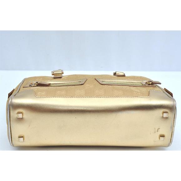 Auth Gucci Vintage Hand Bag Purse Gg #78361G23B - Picture 4 of 15